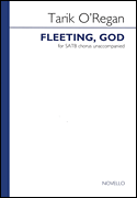 Fleeting God SATB choral sheet music cover